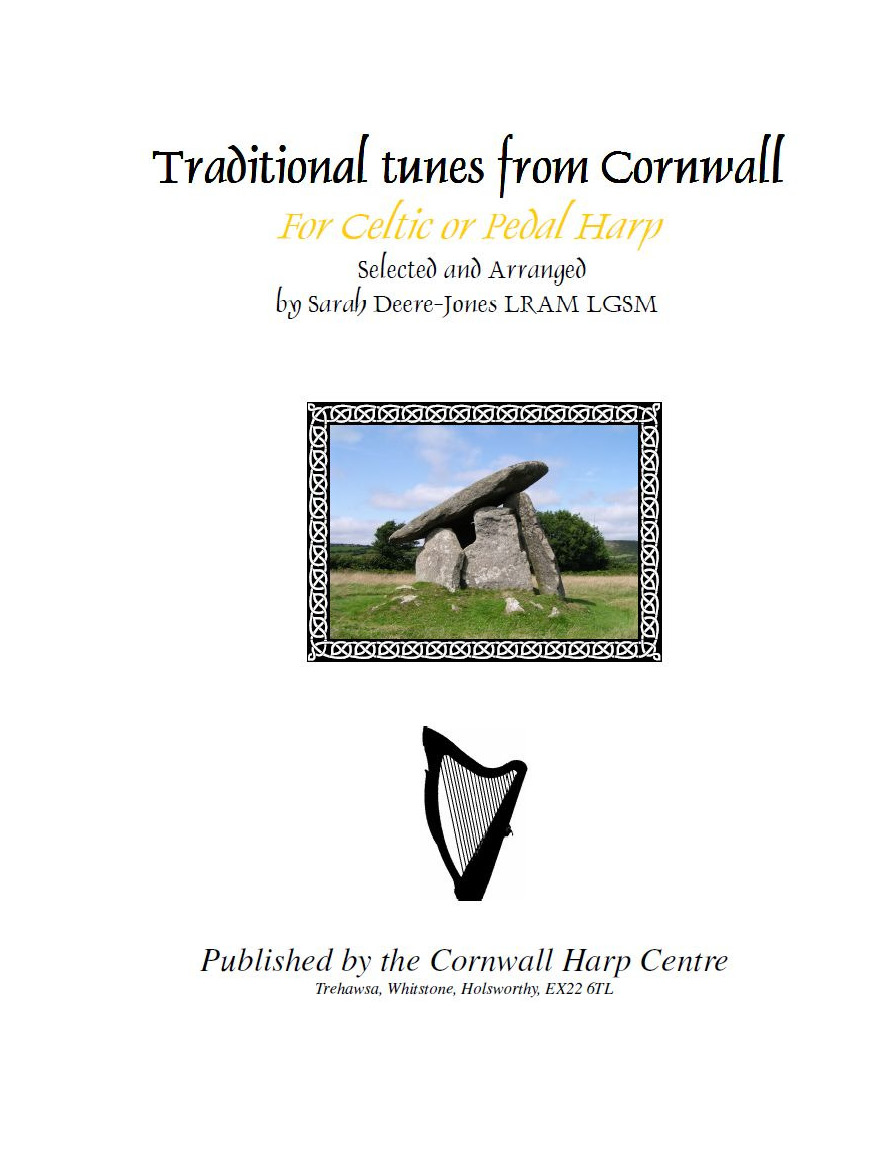 Image of Traditional music of Cornwall for Harp - pdf download